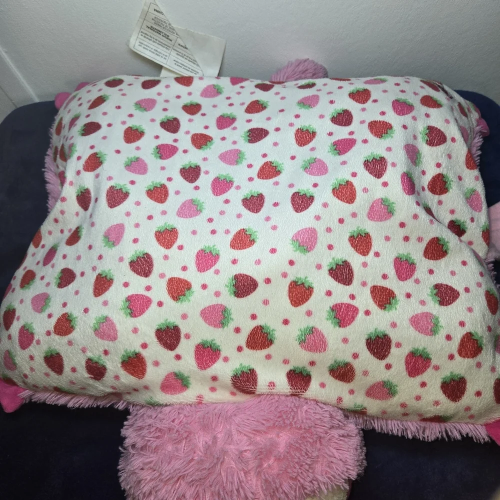 Bundle Lot Pillow Pets Sloth Sonny And Strawberry Scented 18